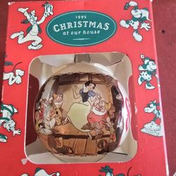 ❄️ SNOW WHITE & THE SEVEN DWARFS 1995 DISNEY ORNAMENT 