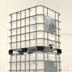 IBC Tote, Water Tank, 275 Gallons, Food Grade