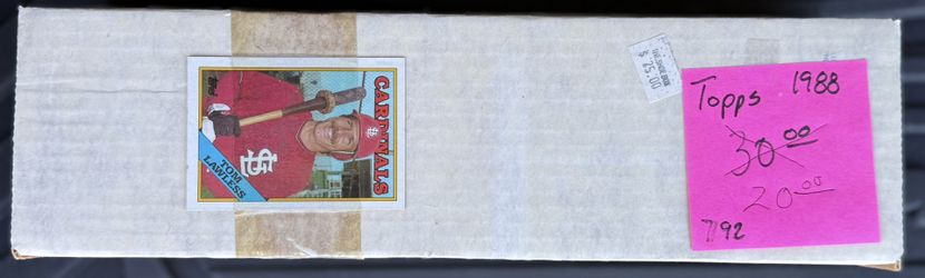 1988 Topps Baseball Cards 792 Never Opened
