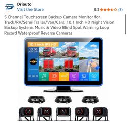 Driauto 5-Channel Backup Camera Monitor System