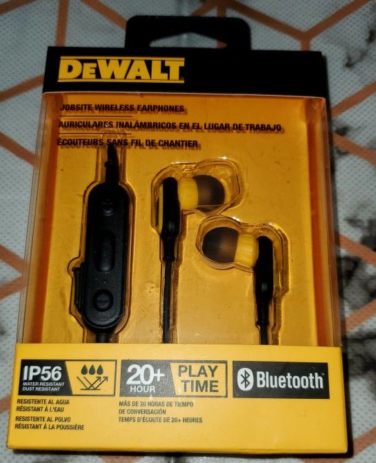 BRAND NEW- DeWalt WIRELESS EARBUDS!!