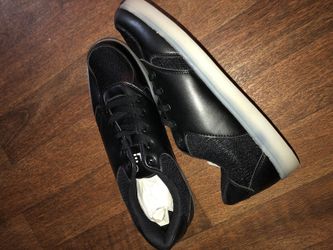 Black LED sneakers size 11 brand new