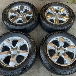 20in Dodge Ram 1500 OEM Truck Wheels 5x5.5 CHROME