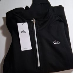 Alo Zipper Sweater SIZE S 