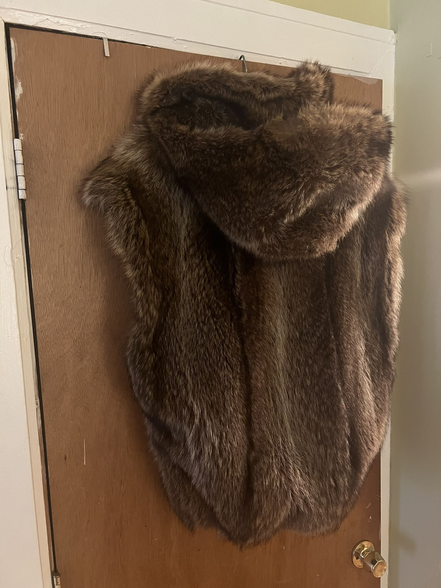 Men’s-Women’sRaccon Fur Vest $75
