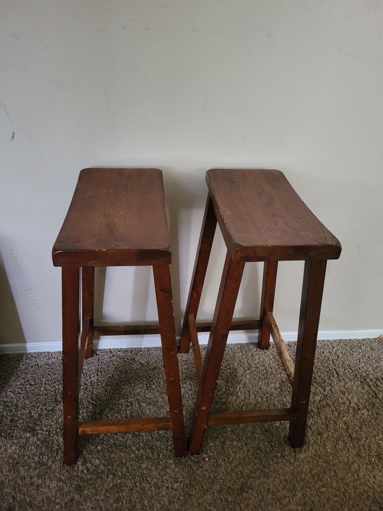 Wooden Bar Stools