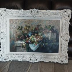 T. Manus Fruit Oil Painting On Canvas 