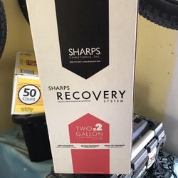Two X2 Gallon  Sharps Recovery System