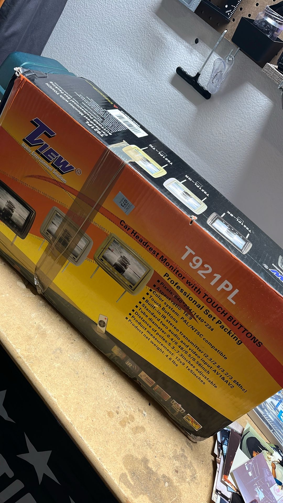 Tview Car Headset Monitor T921PL
