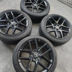Tengo Este Juego De Rines Para Honda Civic 235 40 18 En Muy Buenas Condiciones