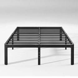 Full Size Black Platform Bed frame