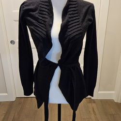 Forever 21 Black Cardigan- Size Small 