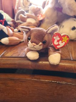 Vintage Original TY Beanie Baby 1997 Pounce