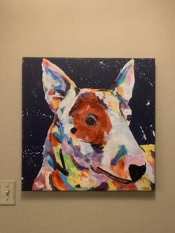 Dog Canvas Wall Art