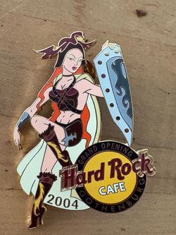 Hard Rock Cafe Gothenburg grand opening Viking woman pin #1