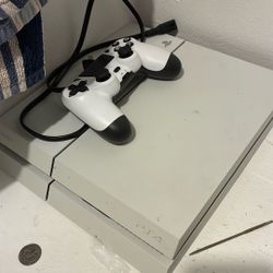 PS4 All White Works Perfectly 