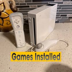 Nintendo Wii Loaded With Games Installed 