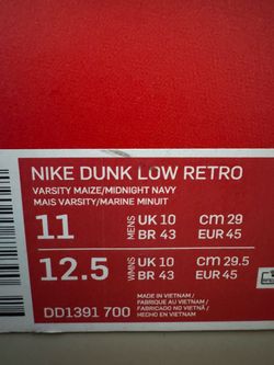 Nike Dunk Low Retro Michigan