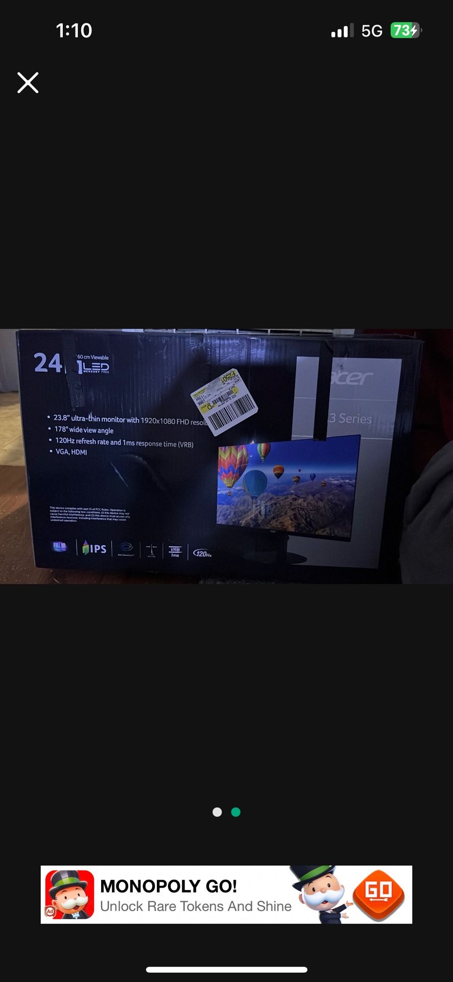 120hz Gaming Monitor