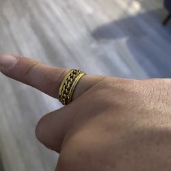 Gold Plated Pinky Ring 