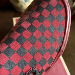 Van Shoes- Red And Black Checkered