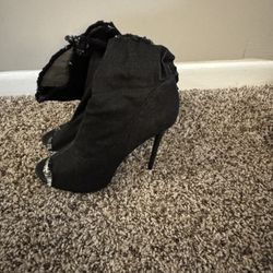 Destroyed Denim Boots For Sale