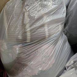 Big White Trashbag Pregnant Clothing