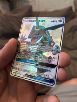 Shiny rayquaza gx pokemon