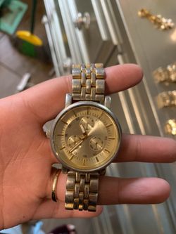 Gold vintage watch