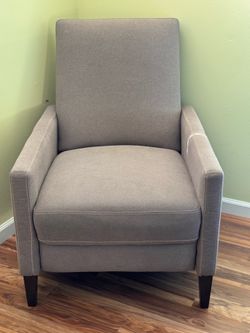 West Elm Sedgwick Recliner - Grey