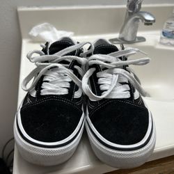 Vans Skate Old Skool Black/White Skate Shoes SIZE: 8