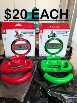 Nintendo Switch Joy Con Racing Wheel Mario Kart 8 Deluxe $20   EACH (NO TRADES)
