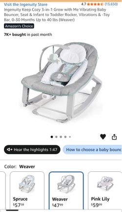 Baby/Toddler Rocker with Songs, Vibration