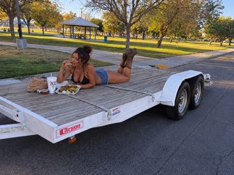 Carson car hauler Flatbed Utility Trailer