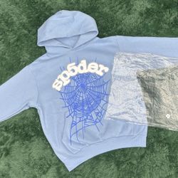 BLUE SPIDER HOODIE🛍️🧼