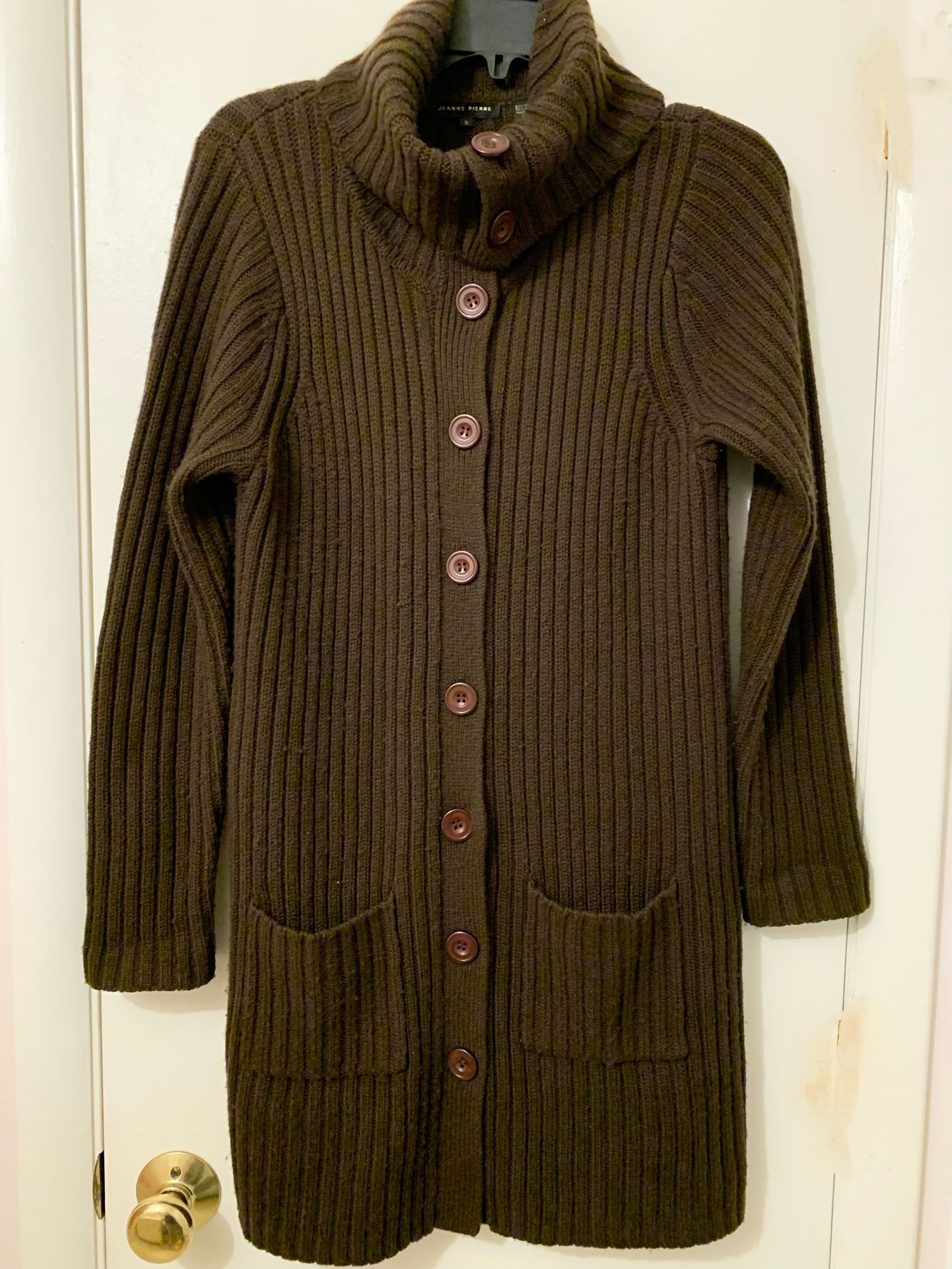 Jeanne Pierre Women’s Long Cardigan – Size Small