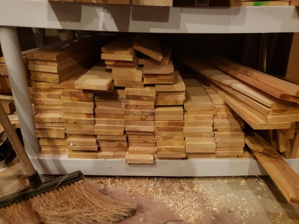 Rough Cut Cedar Boards