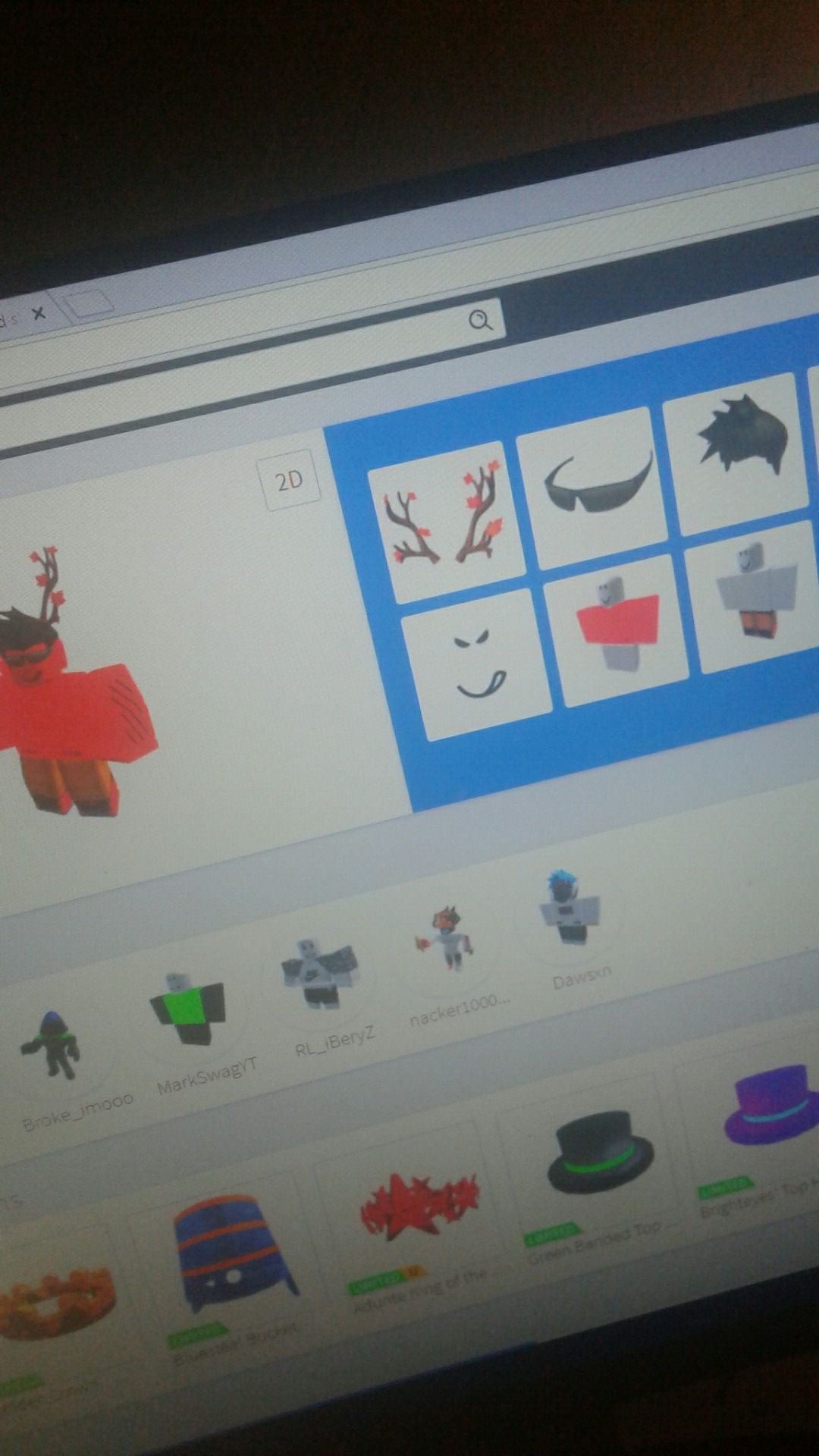 Roblox account cheap lots of items red clock works