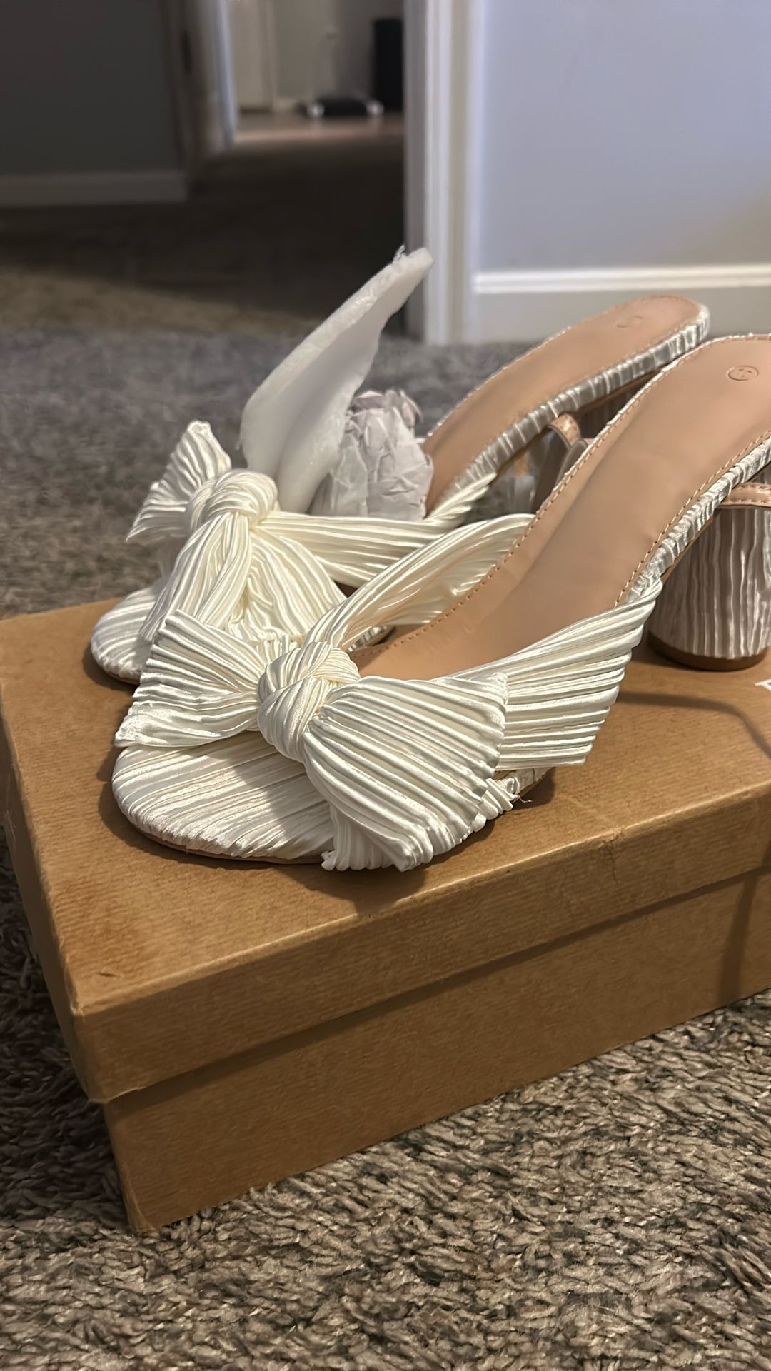 Wedding Heel With Bow ✨BRAND NEW