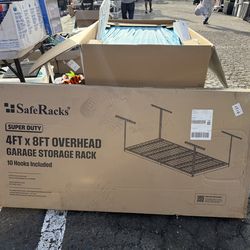 SafeRacks 4' x 8' Overhead Garage Storage