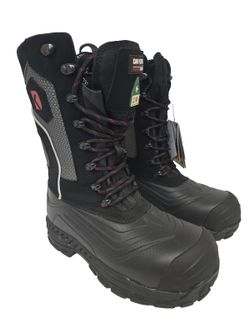 Dakota Womens 8520 Composite Toe Composite Plate Felt Pack Winter Boot Black 6M