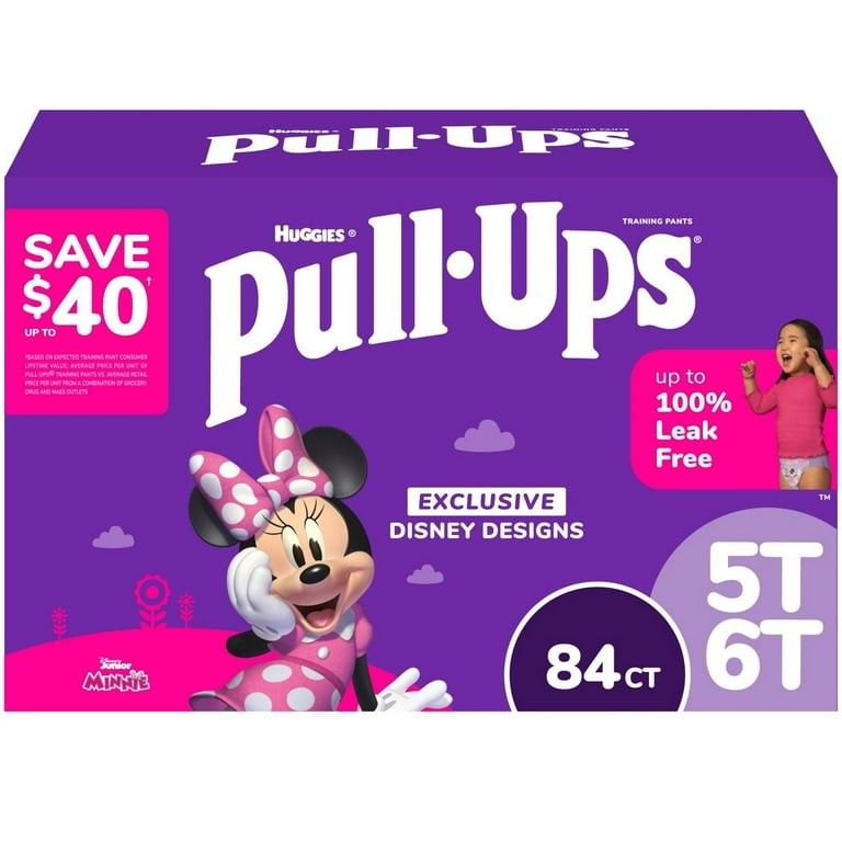Huggies Pull-Ups Training Pants for Girls, Sizes 5T- 6T ( 84 COUNT PAMPERS) BLACK FRIDAY DEAL! 