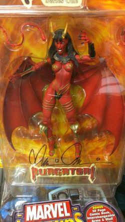 Caos Purgatory action figure signed by Brian pulido