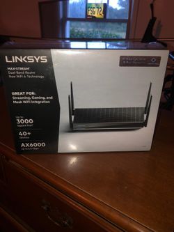 #90 Linksys - Max-Stream AX6000 Mesh Wi-Fi 6 Router