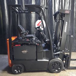 2023 Doosan BC25S-7 With 2023 Battery, 4300 LB, 3-Stage Mast 189”, Electric Sit-down Forklift