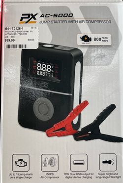 80839 PX AC-5000 JUMP STARTER