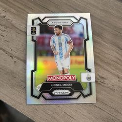 2025 Panini Prizm Monopoly Lionel Messi Silver 