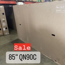 SAMSUNG 85-Inch Class Neo QLED 4K QN90C Series Quantum HDR+, Dolby Atmos, Object Tracking Sound+, Anti-Glare, Gaming Hub, Q-Symphony, Smart TV with Al