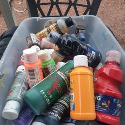 Acrylic Paints And Misc. 