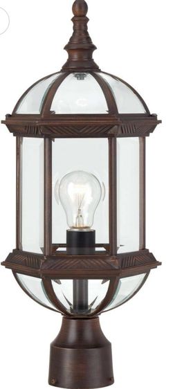 Nuvo 60/4975 Boxwood One Light Outdoor Light Fixture, 19-Inches, Rustic Bronze